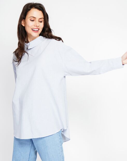 Tunique en Lin mélangé Calie marine