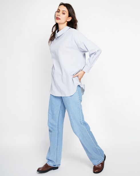 Tunique en Lin mélangé Calie marine