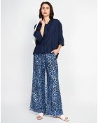 Pantalon en Lin mélangé Juliette bleu jeans
