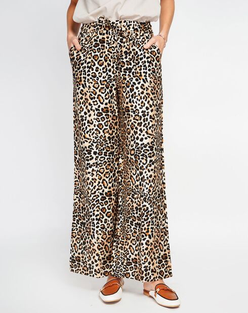 Pantalon en Lin mélangé Juliette camel