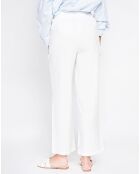 Pantalon en Lin mélangé Judith blanc