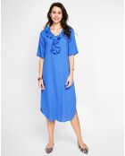 Robe en Lin mélangé Margot royal