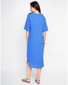 Robe en Lin mélangé Margot royal