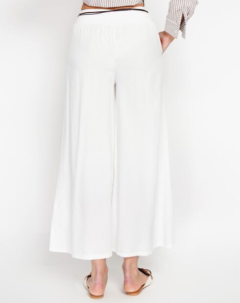 Pantalon en Lin mélangé Lisa blanc