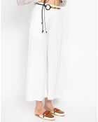 Pantalon en Lin mélangé Lisa blanc