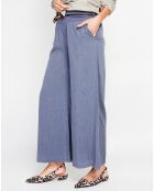 Pantalon en Lin mélangé Lisa bleu jeans