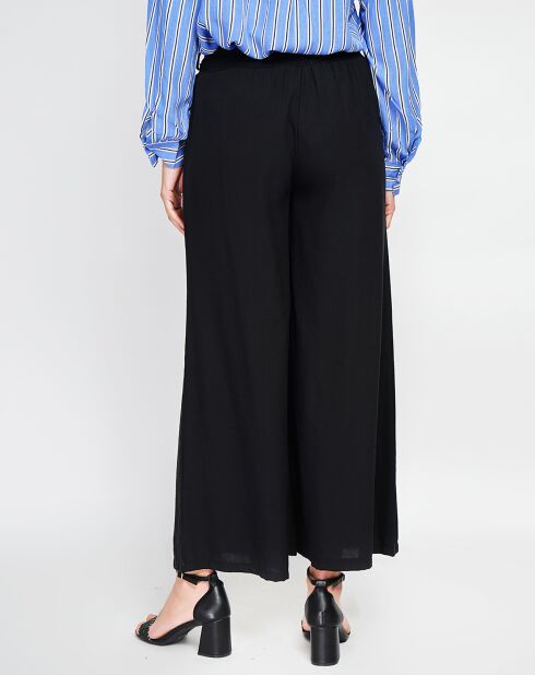 Pantalon en Lin mélangé Lisa noir