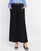 Pantalon en Lin mélangé Lisa noir