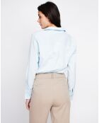 Chemise en Lin mélangé Marie ciel