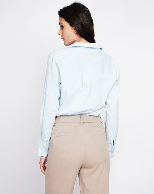 Chemise en Lin mélangé Marie ciel