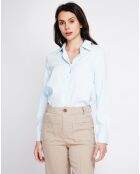 Chemise en Lin mélangé Marie ciel