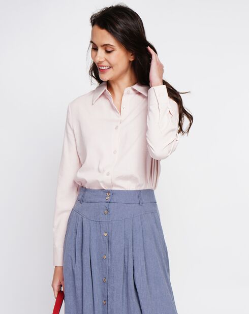 Chemise en Lin mélangé Marie rose