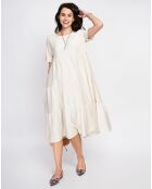 Robe en Lin mélangé Lucia beige