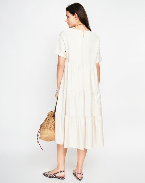 Robe en Lin mélangé Lucia beige