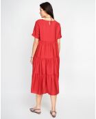 Robe en Lin mélangé Lucia rooibos