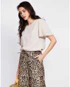 Top en Lin mélangé Mila beige