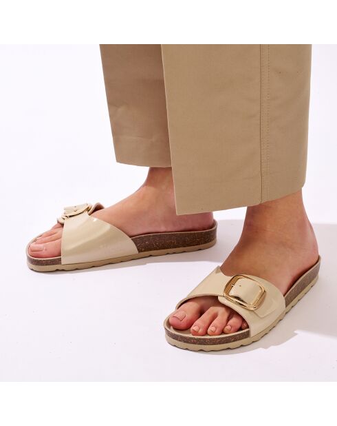 Mules Agata beiges