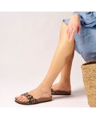 Mules Agata marron