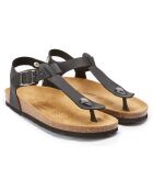 Sandales en Cuir Leon noires