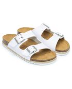 Mules Alberto blanches