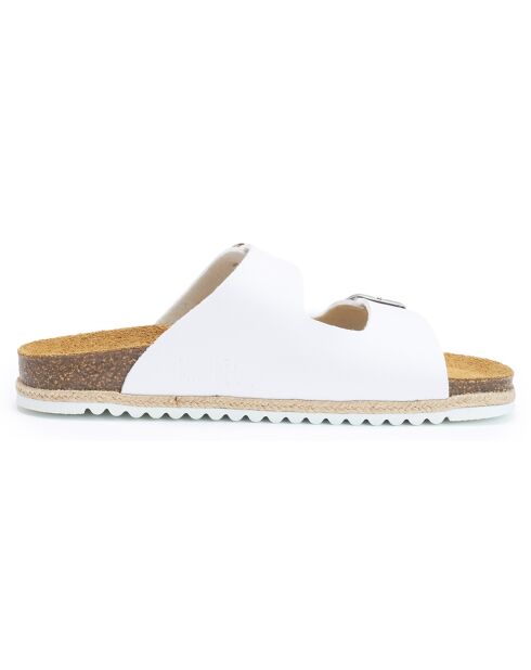 Mules Alberto blanches