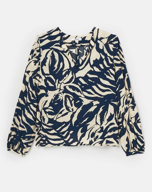 Blusa azul marino Tabecara de C&T