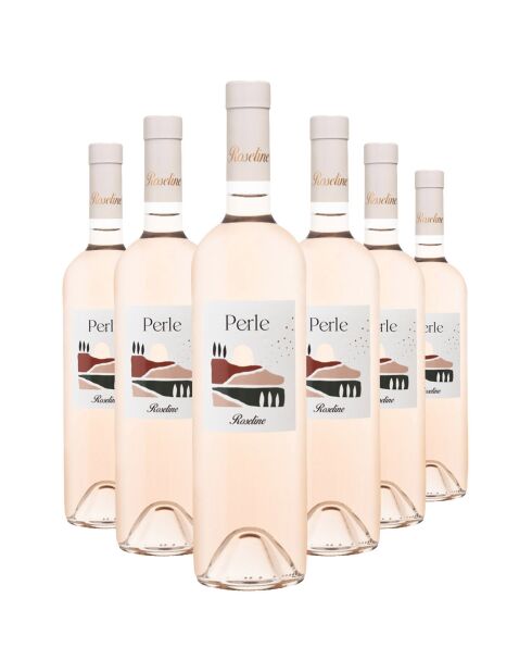6 Méditerranée rosé Perle de Roseline 2024 Ch. Sainte Roseline 6x75cl