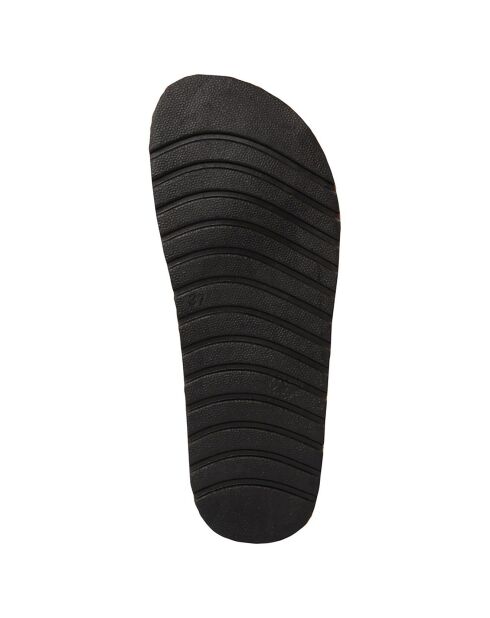 Mules compensées Gênes fushcia