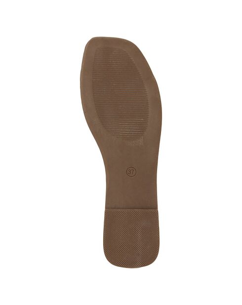 Mules plates Toscane noires