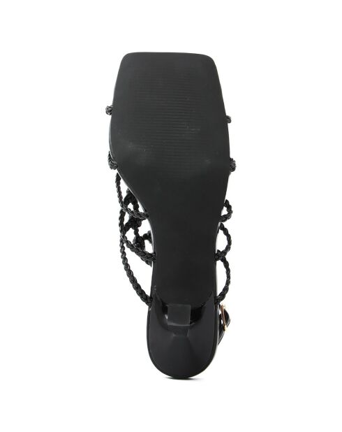 Sandales à talon Aprilia noires - Talon 10 cm