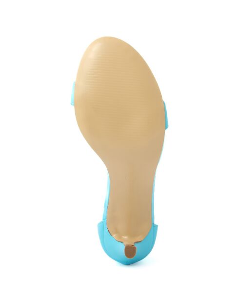 Sandales à talon Vittoria bleues - Talon 10 cm