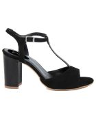 Sandales à talon Perouse noires - Talon 9 cm