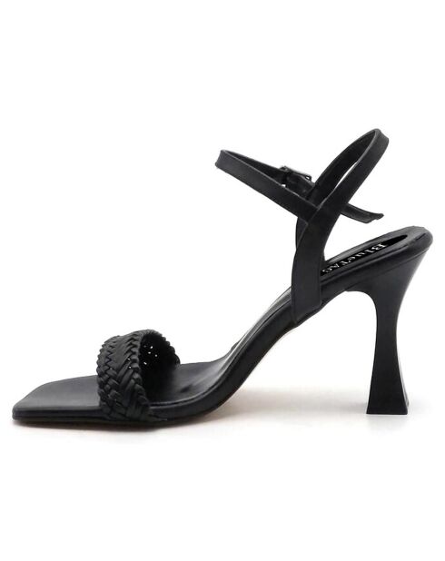Sandales à talon Turin noires - Talon 8.5 cm