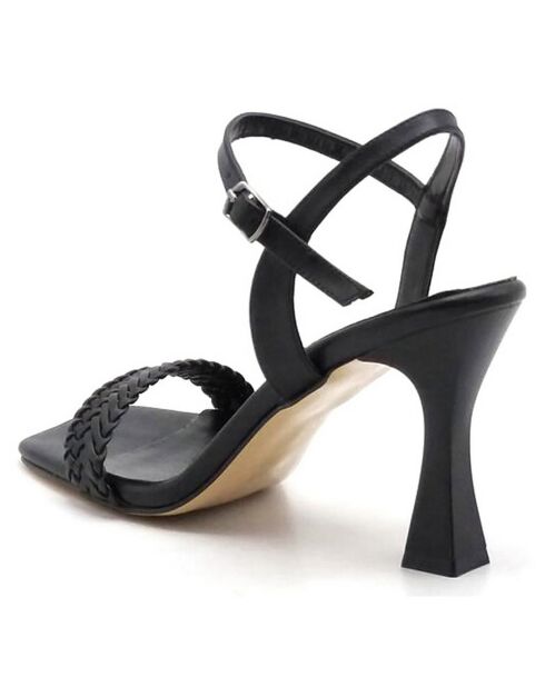 Sandales à talon Turin noires - Talon 8.5 cm