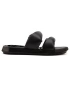 Mules plates Capri noires
