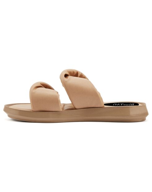 Mules plates Capri Nudes