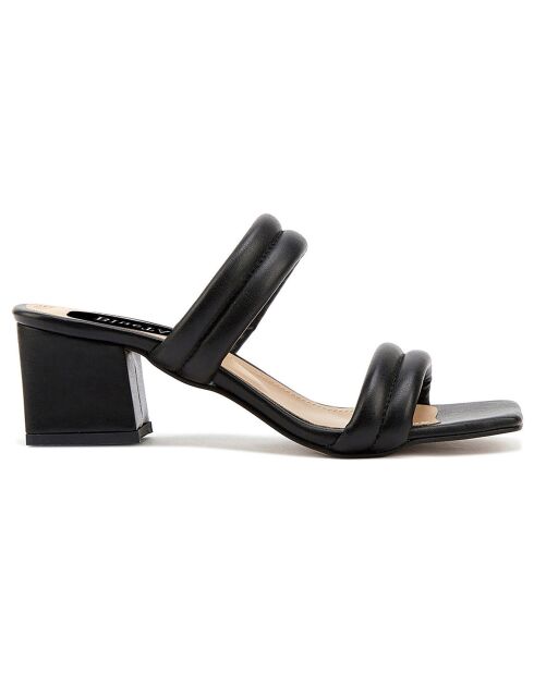 Mules à talon Pouilles noires