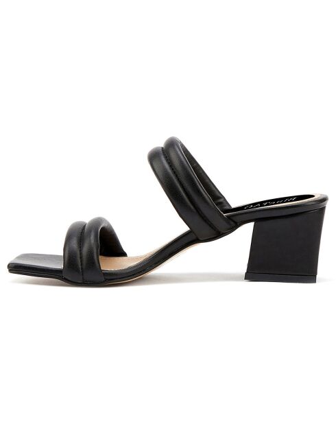 Mules à talon Pouilles noires