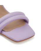Mules à talon Pouilles violettes