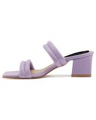 Mules à talon Pouilles violettes