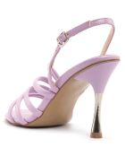 Sandales à talon La Spezia violettes - Talon 10 cm
