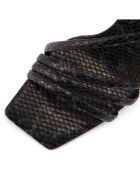 Sandales à talon La Spezia noires - Talon 11 cm