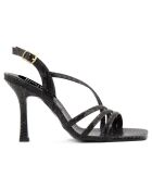 Sandales à talon La Spezia noires - Talon 11 cm