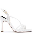 Sandales à talon La Spezia blanches - Talon 11 cm