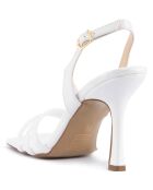 Sandales à talon La Spezia blanches - Talon 11 cm