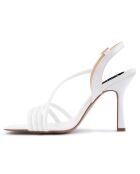 Sandales à talon La Spezia blanches - Talon 11 cm