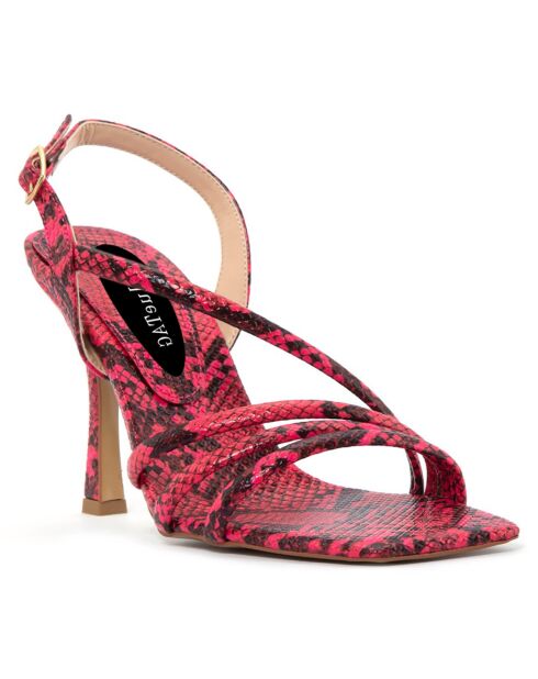 Sandales à talon La Spezia roses - Talon 11 cm