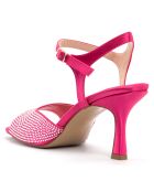 Sandales à talon Alexandrie fushcia - Talon 7 cm