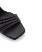 Sandales à talon Pise noires  - Talon 9 cm
