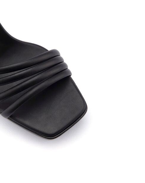 Sandales à talon Pise noires  - Talon 9 cm
